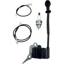 Bobine Dallumage,Bougie d'allumage de Module de bobine d'allumage adaptée aux pièces de rechange de tronçonneuse 2500 25C G2500