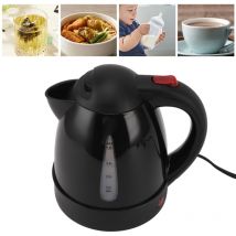 Sjlerst - Bouilloire électrique 150 w 1 l Black Road Chaudière à eau chaude Doublure en acier inoxydable Arrêt automatique Bouilloire à thé Prise de