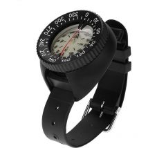 Sjlerst Boussole au Poignet, Montre de plongée Boussole Étanche Bracelet de Montre en Plein air Boussole Portable Haute précision Boussole