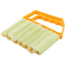 SJLERST Brosse pour store vénitien à lamelles - Lavable et facile d'utilisation pour Store Vénitien à Lamelles,des Climatiseurs Verticaux