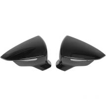 Sjlerst Coque de Rétroviseur, Paire de Coques de Protection de Rétroviseur Gauche Droite de Remplacement pour seat Leon Mk3 5F st fr Cupra 2013 à