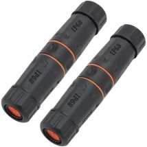 Sjlerst Coupleur RJ45 étanche, coupleur Ethernet femelle à femelle blindé, connecteur de câble lan extérieur Ethernet IP68 pour câble Ethernet CAT6A