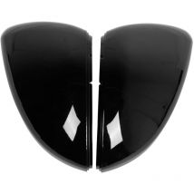 Sjlerst Couvercle de boîtier de rétroviseur latéral noir brillant pour vw Golf MK7 2014+