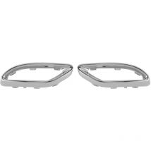 Sjlerst Couvercle d'embout d'échappement chromé brillant, garniture de remplacement pour mercedes-benz a b c e glc classe cls W177 W247 W205 W213