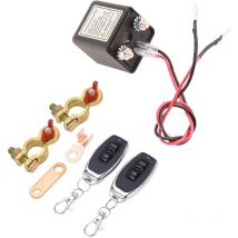 DC12V Coupe Batterie à Distance, Coupe Circuit de Voiture Anti Vol Empêche La Décharge de La Batterie, pour rv atv Voiture Bateau, Distance de