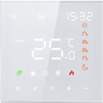 Sjlerst - Digital Intelligent Wall Mounted Water Heating Thermostat, 3A Digital Programmable lcd Display Touch Screen Floor Heating Thermostat