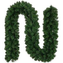 Sjlerst Guirlande Sapin Noel Artificiel, couronnes de décoration de Noël décorations de Vacances intérieures et extérieures, Jardins, cheminées,