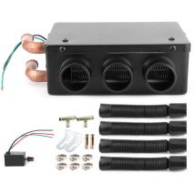 Chauffage de voiture 12V 50W avec 3 trous, chauffage rapide pour l'hiver, élimination du givre, accessoires pour intérieur de voiture, peu bruyant