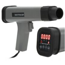 Sjlerst - Digitales Motor-Timing-Licht, Induktives Stroboskop-Timing-Licht, 12-V-Zündungs-Timing-Licht mit Digitalanzeige, Korrektes Timing für