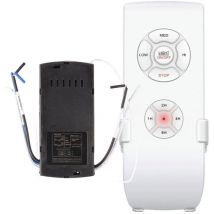 Sjlerst Kit de télécommande pour ventilateur de plafond, télécommande universelle intelligente pour ventilateur de plafond et lumière pour Hunter's