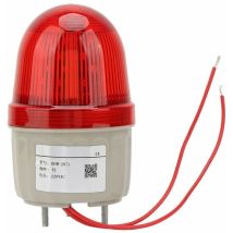 Sjlerst led Lumière de Signal Stroboscopique 220V AC/3W, led Clignotant Phare Lampe d'Avertissement de Alarme Lumière, Boulon de Fixé, Diamètre 75mm