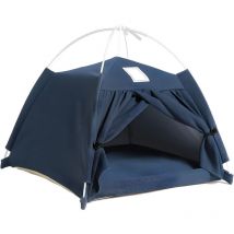 Lit pour chien chat,Tente de couchage pour animaux de compagnie, amovible en coton et lin, tente d'intérieur pour chats, chiens, animaux de petite et