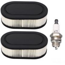 Sjlerst Lot de 2 filtres à air, pour tondeuse à gazon Briggs & Stratton 550E 550EX Eco-Plus 575EX Series Remplace 4247 5432 5432K 09P00 09P702 500EX