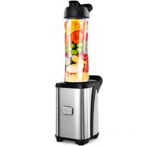 Sjlerst - Mini 350W Extracteur de jus de fruits et de légumes à usage unique, mixeur personnel de smoothie, robot de cuisine amovible, mixeur de