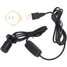 Sjlerst - Mini Spot Light, Spot led à intensité Variable avec Câble de 6,6 Pieds pour Peinture Photo Plantes Bijoux Vitrine Modèle éclairage de