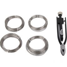 SNQ - sjlerst Pince à torsion de fil de sécurité pour avion de 9 pouces, verrouillage Twister, course avec fil