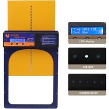 Sjlerst Porte Automatique de Poulailler, Porte Automatique de Poulailler, Minuterie à énergie Solaire, étanche IP45, Portes Automatiques de