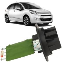 Résistance Moteur Ventilateur de Chauffage avec connecteur de faisceau électrique pour Peugeot 206 307 C3 Xsara Picasso 6450.JP - Sjlerst