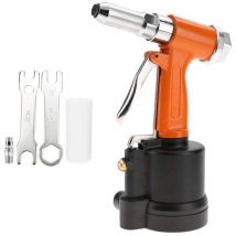 Sjlerst - Riveteuse Pneumatique Kit Pistolet à Rivets Ergonomique Rivets pour Aluminium Fer Feuilles d'acier Inoxydable BKL-550