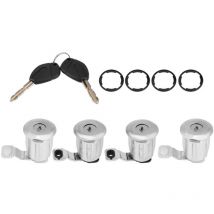Sjlerst Serrure Berlingo 2002, Ensemble De Barillet De Serrure De Porte De Voiture Avec Clés Adaptées Pour Partner Berlingo Xsara Remplacer Oem