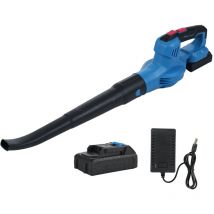 Sjlerst - Souffleur à feuilles sans fil 20 v, Moteur à brosse puissant de 300 w, Souffleur portable de 150 mph, Souffleur électrique pour l'entretien