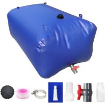 Tanque de agua portátil plegable de 50 l, bolsa de agua blanda, contenedor para acampar al aire libre y riego de jardines.