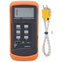 SJLERST Thermomètre à Thermocouple, Thermomètre Numérique à Canal Unique DM6801B avec Capteur de Thermocouple de Type K Testeur de Thermocouple à