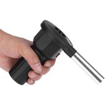 Sjlerst - Ventilateur lectrique portable portable piles pour barbecue, barbecue charbon de bois