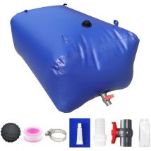 Sjlerst Vessie de Stockage à Eau 50L, Réservoir d'eau Portable Pliable Sac à Eau Douce Sac à Eau de Rangement d'eau Conteneurs de Vessie pour Le