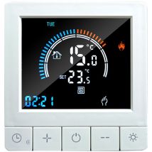Sjlerst - WiFi 3A Plumbing Smart Thermostat, Smart app Remote Control Underfloor Heating System 90-240V, With Programming and Child Lock