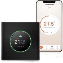 Sjlerst - WiFi Smart Thermostat Design Ultra Mince, Affichage tft, Contrôle Vocal, Programmation de Semaine Facile pour la Télécommande de