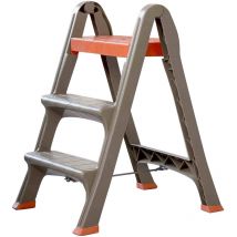 Frankystar - Skala - 3-stufiger Klapphocker. Klappbare Leiter aus Polyethylen. Maximale Belastung 130 kg. Abmessungen 47x70x78h cm.