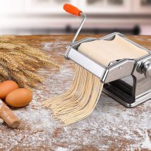 Skecten - Machine à Pâtes, 6 Réglages d'épaisseur, pour Pâtes Maison, Spaghetti, Lasagnes ou Croûte de Boulettes