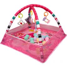 Skecten - Tapis d'Éveil - Développement de la Motricité - à Partir de 0 Mois - Rose