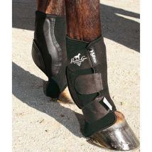 Rouge cramoisi - Skid boots slide tec modèle court en néoprène ventilé et flexible avec fermetures tearjaw et renforts en cuir