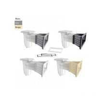 Astral - pool - Skimmer gris pour piscine béton et liner