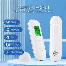 Tlily - Skin Moisture Tester Smart Water and Oil lcd Display Meter Fluorescent Agent Detector