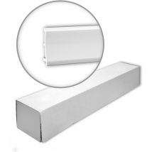 Profhome Decor - Profhome 653104 1 Box 6 pieces Skirting 12 m - white