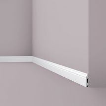 Skirting NMC FB1F wallstyl Noel Marquet Base Moulding Baseboard Decorative moulding timeless classic design white 2 m - white