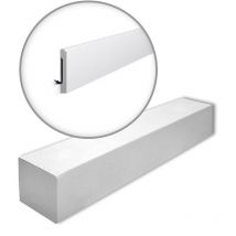 NMC - FD1-box wallstyl Noel Marquet 1 Box 15 pieces Skirting contemporary design white 30 m - white