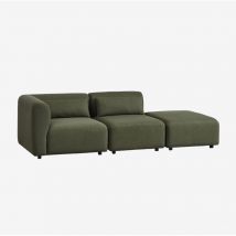 Sklum 2-teiliges Modulares Ecksofa Mit Fogler-hocker