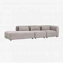 Sklum - 3-teiliges modulares Ecksofa Fogler mit Chaiselongue links