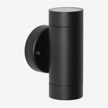 Applique d'extérieur Jaxten en aluminium avec 2 points lumineux Sklum Noir