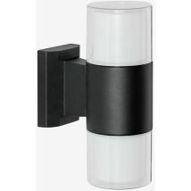 Applique d'extérieur led en aluminium avec 2 points lumineux Fialon Sklum Noir
