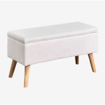 Sklum - Banc Baúl en Chenille Adirane &x2194&xFE0E 85 cm