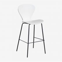 Hohen Hocker Uit Weiss ↑75 cm Schwarz - Sklum