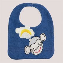 Bavoir en coton Tubbi Kids Sklum Bleu Lapis-Lazuli