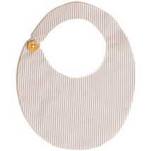 Bavoir rond en coton Doty Kids Sklum Gris Clair