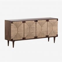 Buffet Evans en manguier et jute Sklum