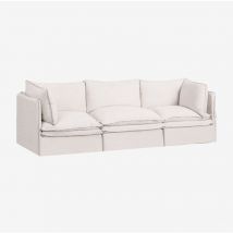 Sklum - Canapé modulaire 3 pièces Grace en lin et coton